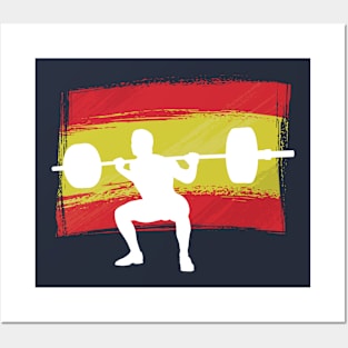 Spanish Squats - Powerlifting Posters and Art